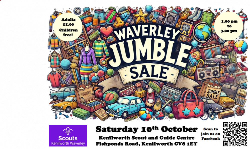 Waverley Scouts Jumble Sale - October 10th