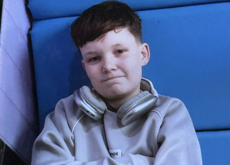 Police search for missing 13-year-old Charlie from Warwick, last seen in Leamington on 23 September (image via Warwickshire Police) 