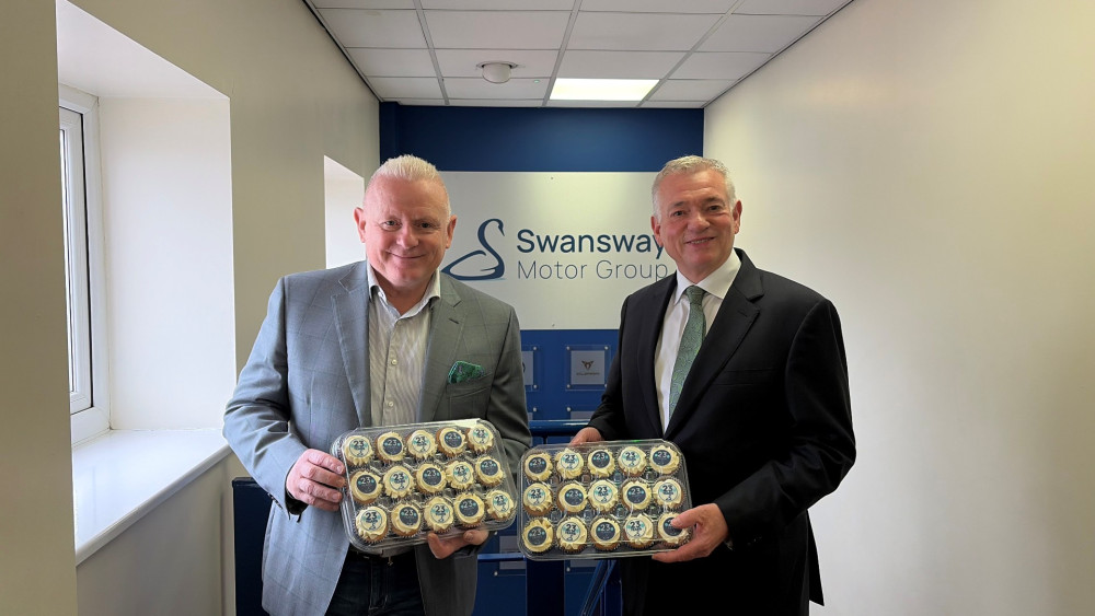 Directors at Swansway Motor Group, Peter Smyth and David Smyth (Photo: Supplied).
