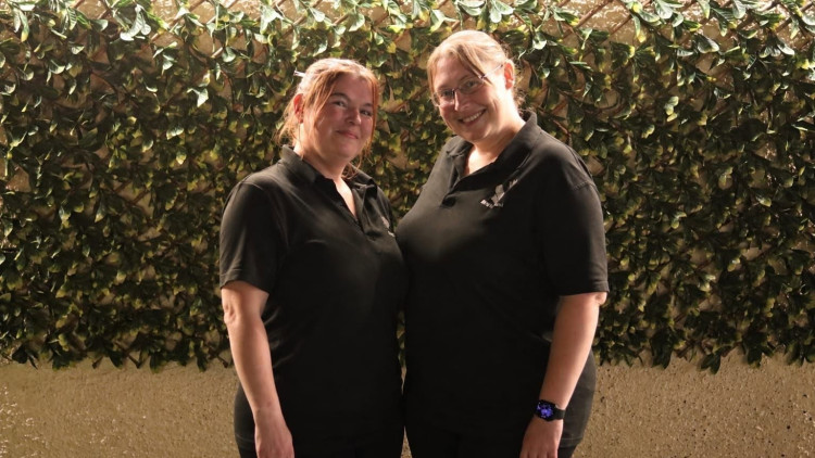 'It's not goodbye, it's see you later.' say Beckie and Sarah (image via The Bird in Hand)