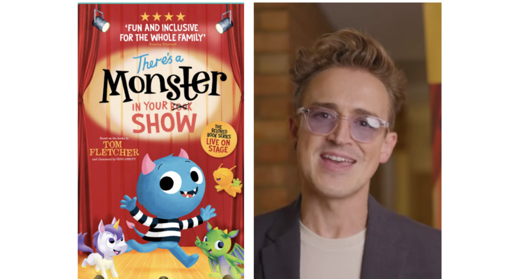 Tom Fletcher's 'There's A Monster In Your Show' musical comes to Leamington's Royal Spa Centre on 12 November 2026, promising interactive fun for young families (images via Leamington Royal Spa)