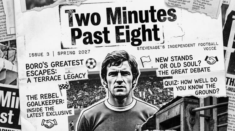 A look inside Two Minutes Past Eight, an independent local football fanzine."