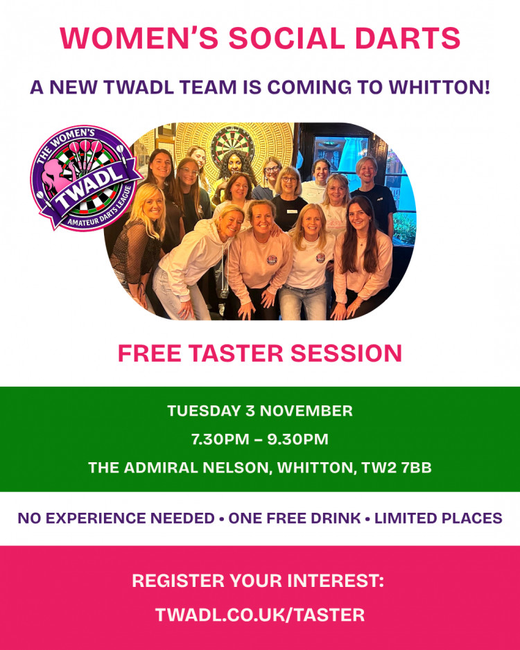 FREE women's social darts taster session