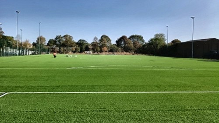 The refurbishment of the outdoor pitch at Hampton Sports & Fitness Centre is now complete (Credit: Richmond Council)