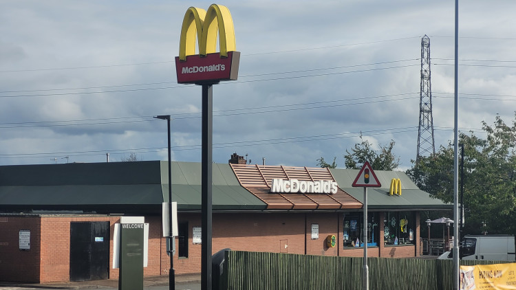 The McDonald’s in Sandyford is currently allowed to open between 7am and 2am (image via LDRS)