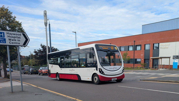 The bus company said the costs of running the service were not viable and thanked loyal passengers (image via LDRS)