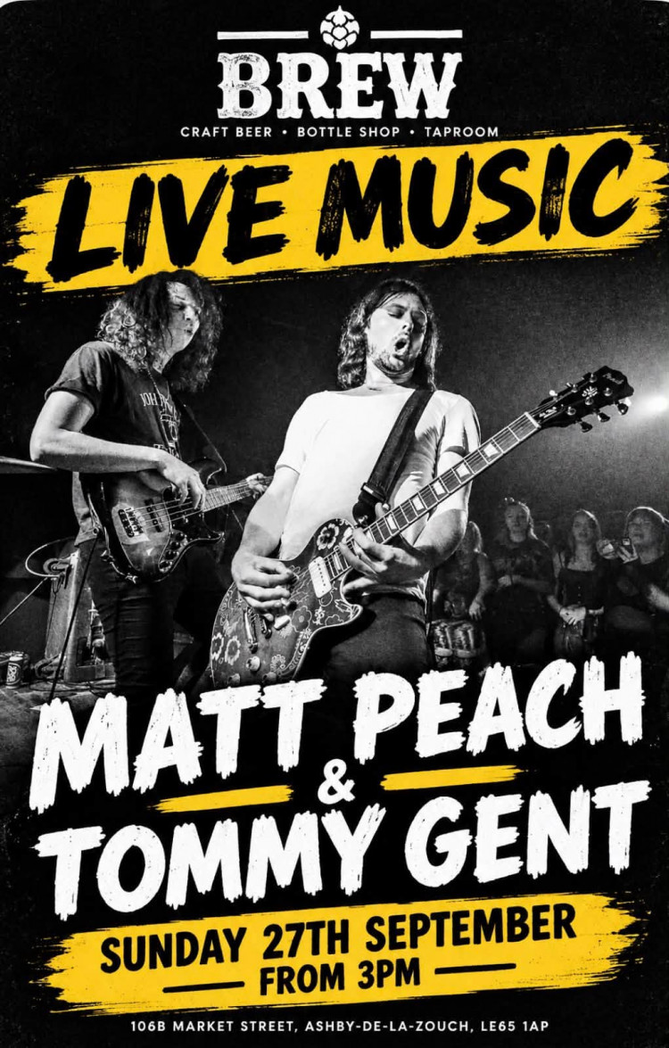 Live Music with Matt Peach & Tommy Gent