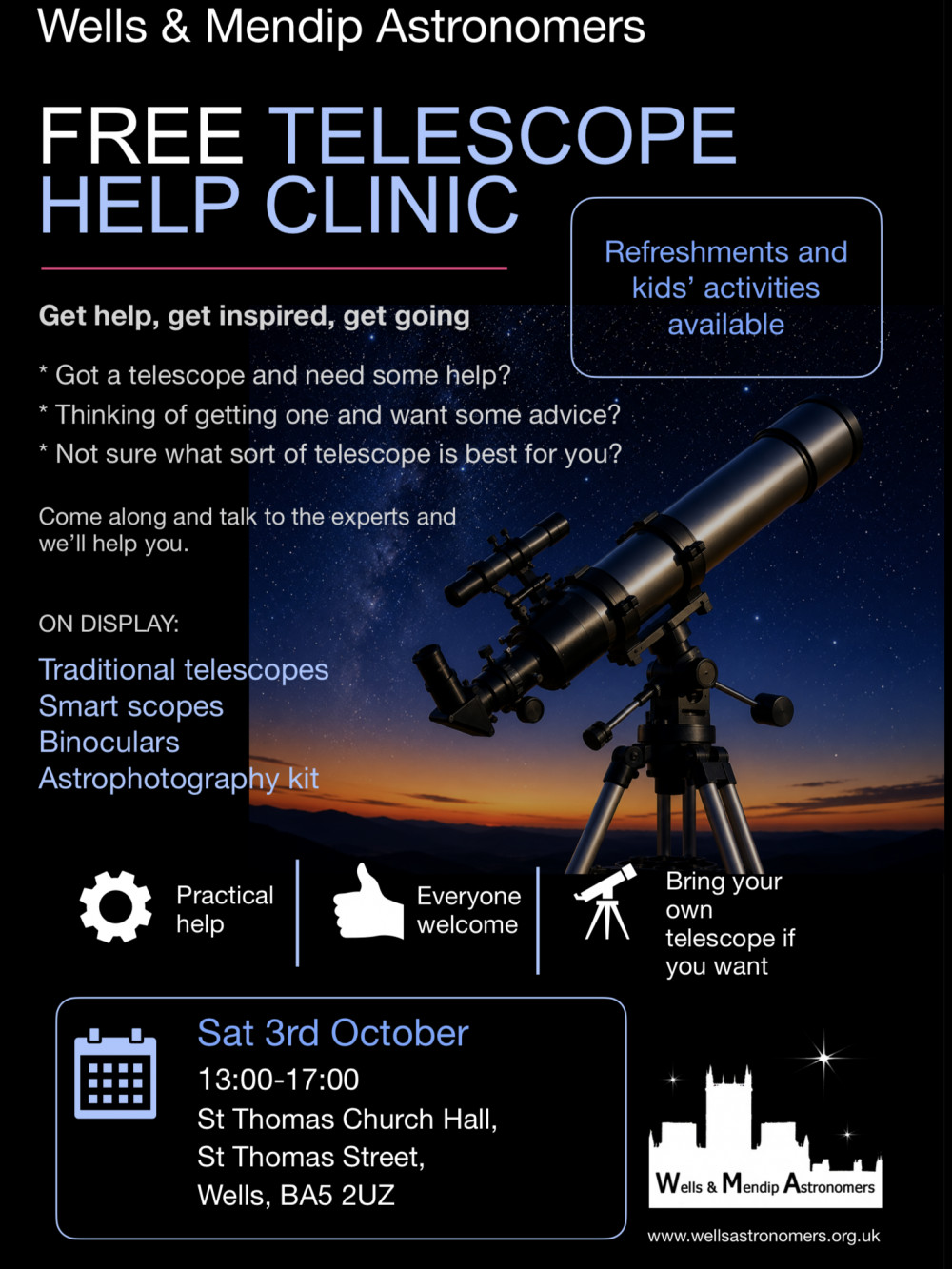 Telescope clinic
