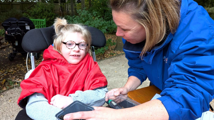 Rose Robertson, who lives in Crewe, will be starting the 'Dark Run' with her mum Louise and dad Stewart, which returns to Bolesworth on 24 October (Photo: Hope House).