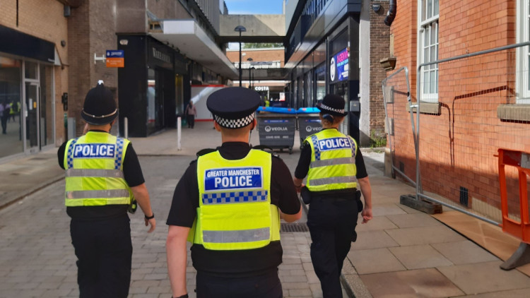 Four people have been arrested in Stockport following a police crackdown in the town centre (Image - GMP)
