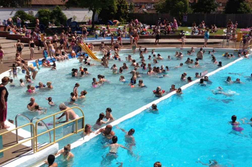A packed Greenbank pool in Street (file photo) 