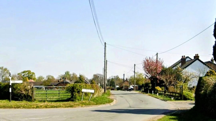 On 24 September, emergency services were alerted to an incident on Wrenbury Heath Road, Wrenbury (Photo: Google).