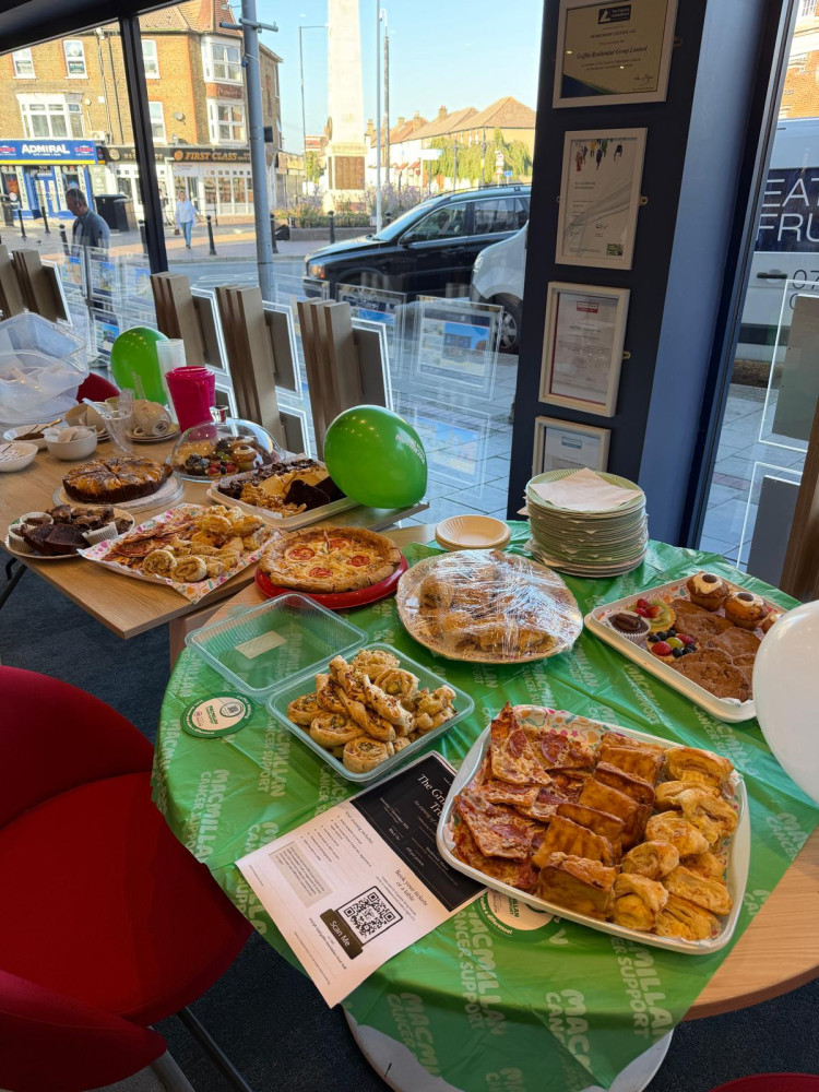 Griffin put on a spread for Macmillan.