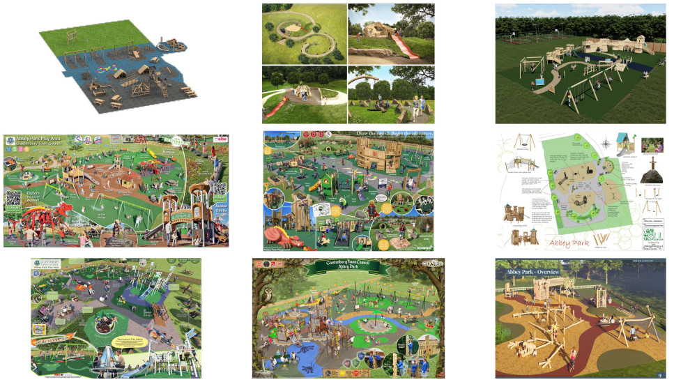  Glastonbury residents are being asked to help choose the future design of the Abbey Park play area, with nine schemes now open for feedback.