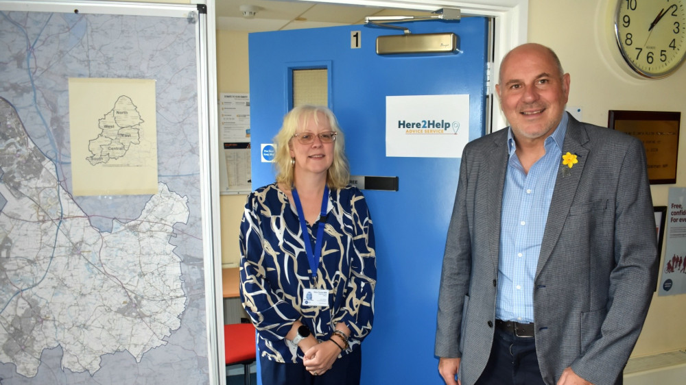 Citizens Advice Solihull Borough Chief Executive Kerry Turner and Cabinet Portfolio Holder for Adult Social Care and Health at Solihull Council Councillor Tony Dicicco (Image supplied)