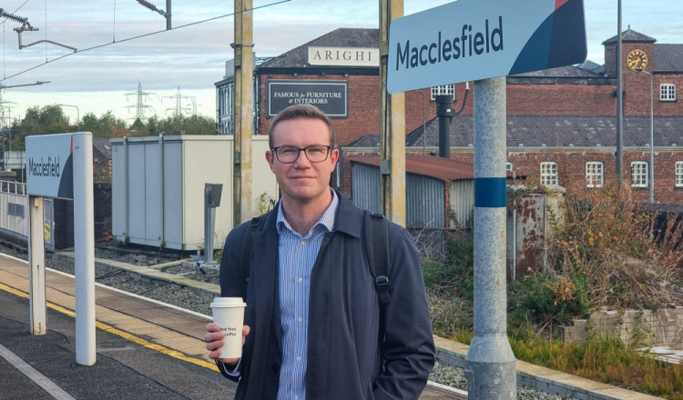 Macclesfield MP Tim Roca has welcomed the move to bring Avanti West Coast into public ownership (Credit: Tim Roca MP)