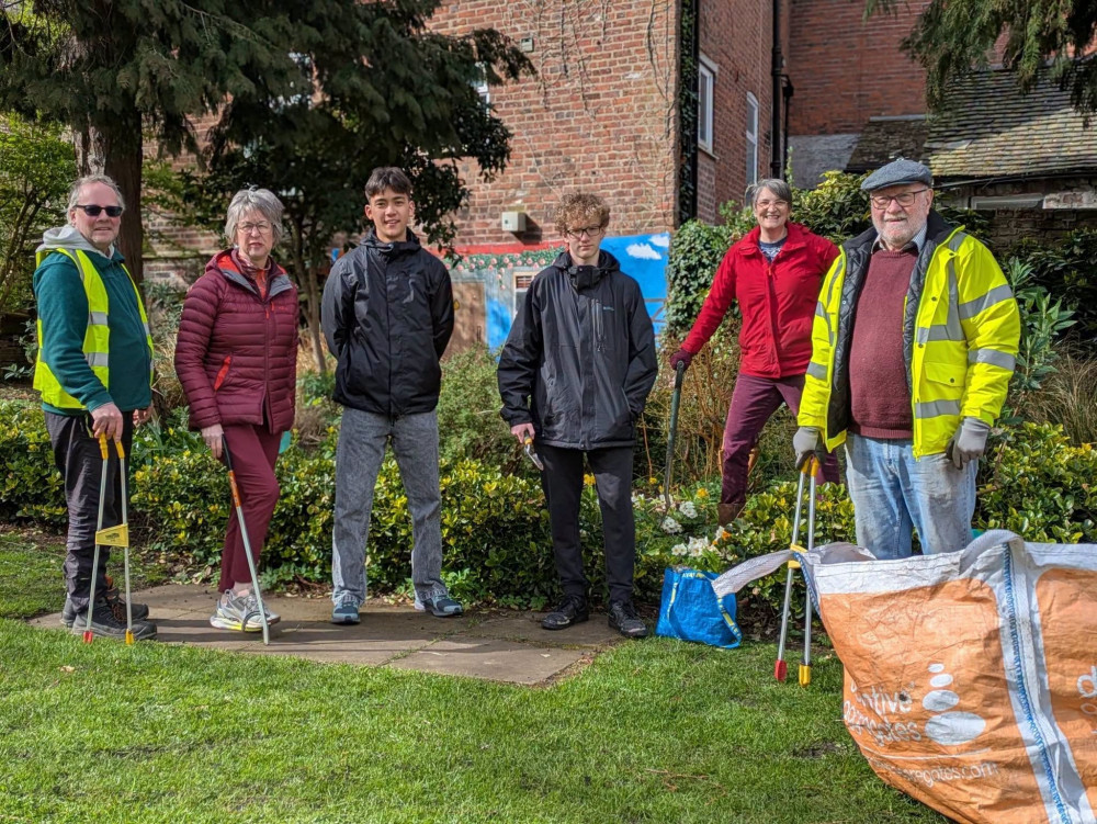 Congleton in Bloom's next Town Tidy takes place this weekend (Credit: CTC)