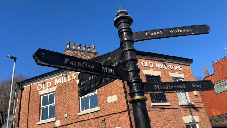 Cheshire Police are investigating an 'altercation' during a private party at the Old Millstone pub in Macclesfield (Credit: Nub News)