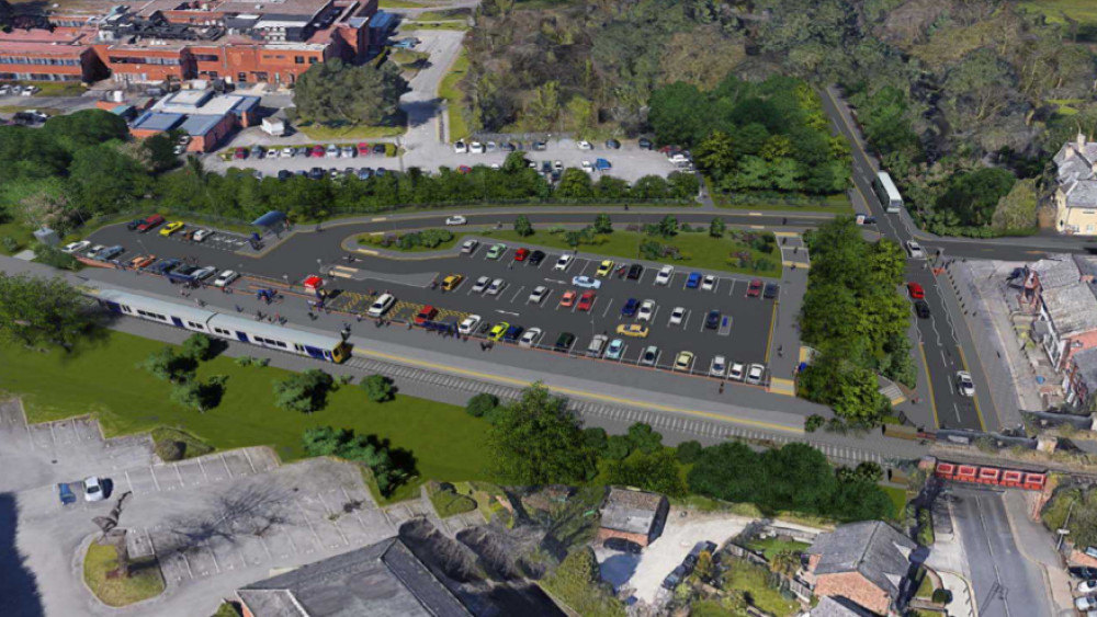 A new railway station in Cheadle is going ahead - work starts later this week following a major breakthrough (Image - Pell Frischmann)