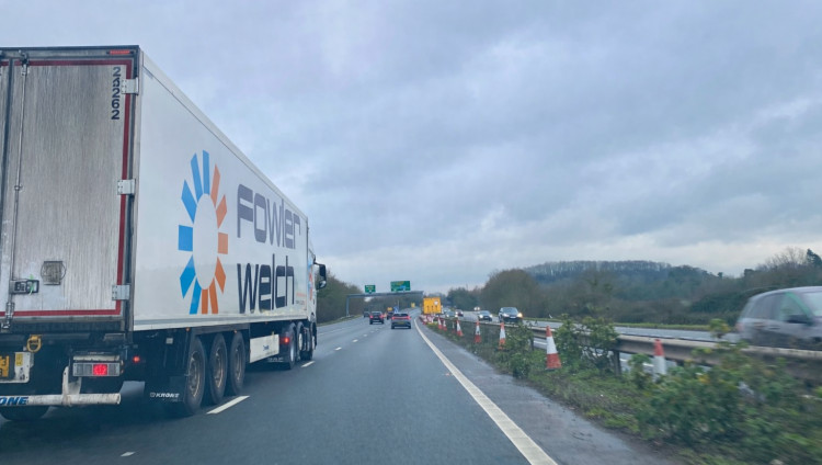 The A46 was shut between the A45 (Coventry) junction and the A452 (Warwick)