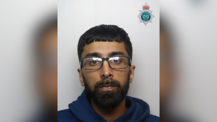 Ammar Sajad Khan has connections to Tunstall, Burslem and the Manchester area (image via Staffordshire Police)