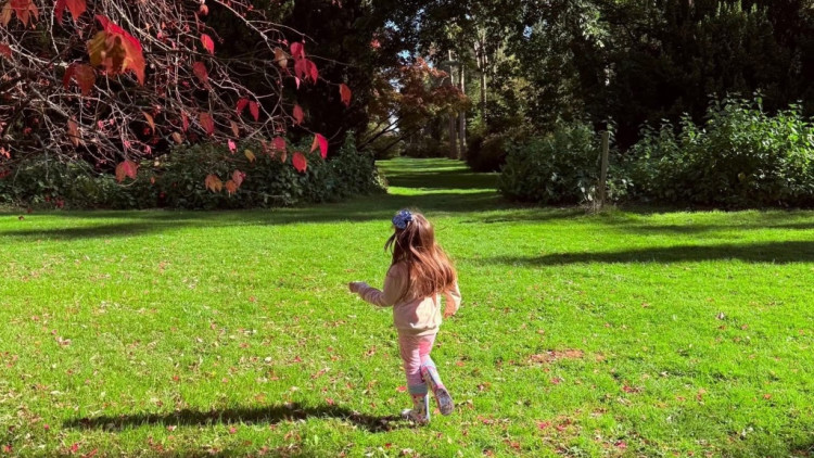 Glastonbury mum Katie Holland and her six-year-old daughter Isabella are taking on two charity challenges every month for the next year, starting with 124 miles in October.