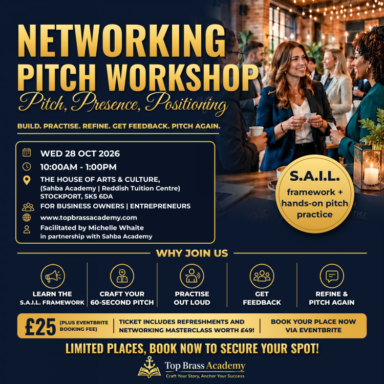 Networking Pitch Workshop: Pitch, Presence, Positioning