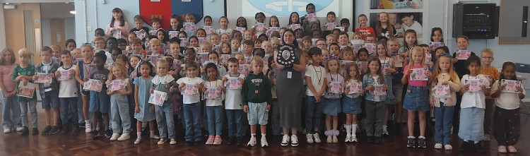 Kenningtons Primary Academy won the Summer Reading Challenge School Shield