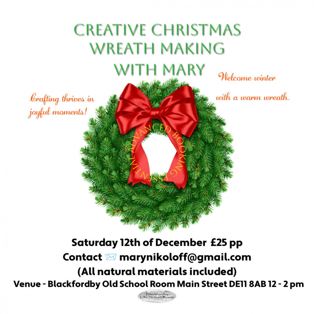 Creative Christmas Wreath Making with Mary 🌿 