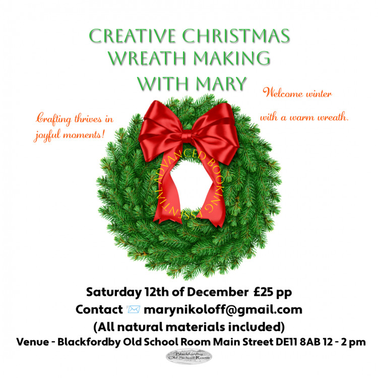 Creative Christmas Wreath Making with Mary 🌿 