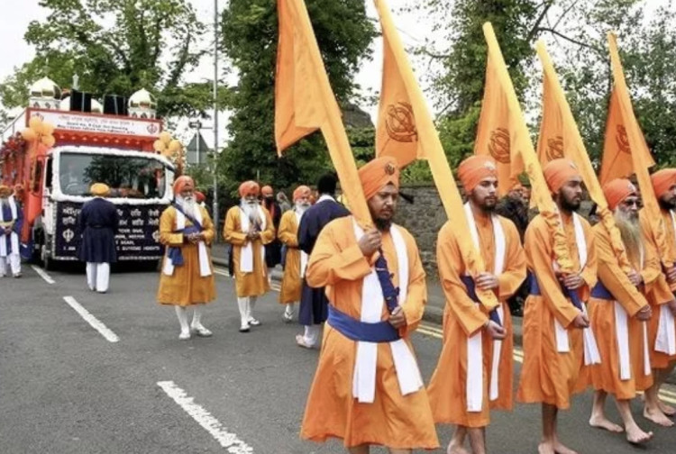 Leamington will host a Sikh Nagar Kirtan procession this weekend starting at Gurdwara Sahib (image via WDC) 