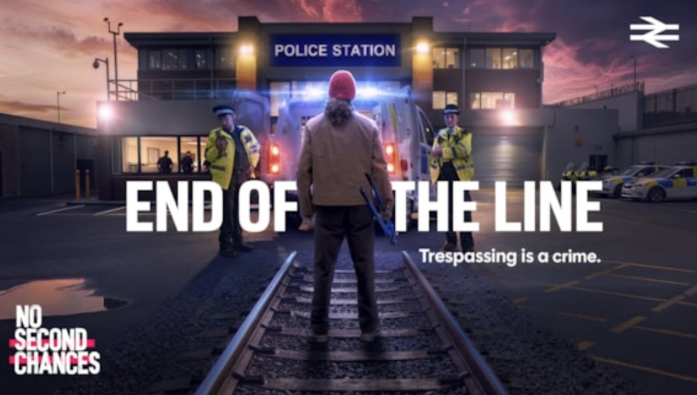 The campaign forms part of wider efforts by the rail industry to reduce trespass and railway crime