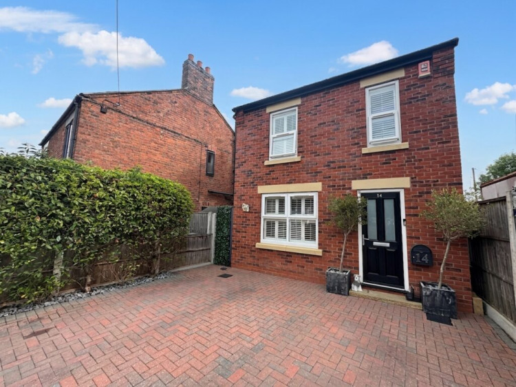The three-bedroom detached family home on Wistaston Road, Willaston (Photo: James Du Pavey).