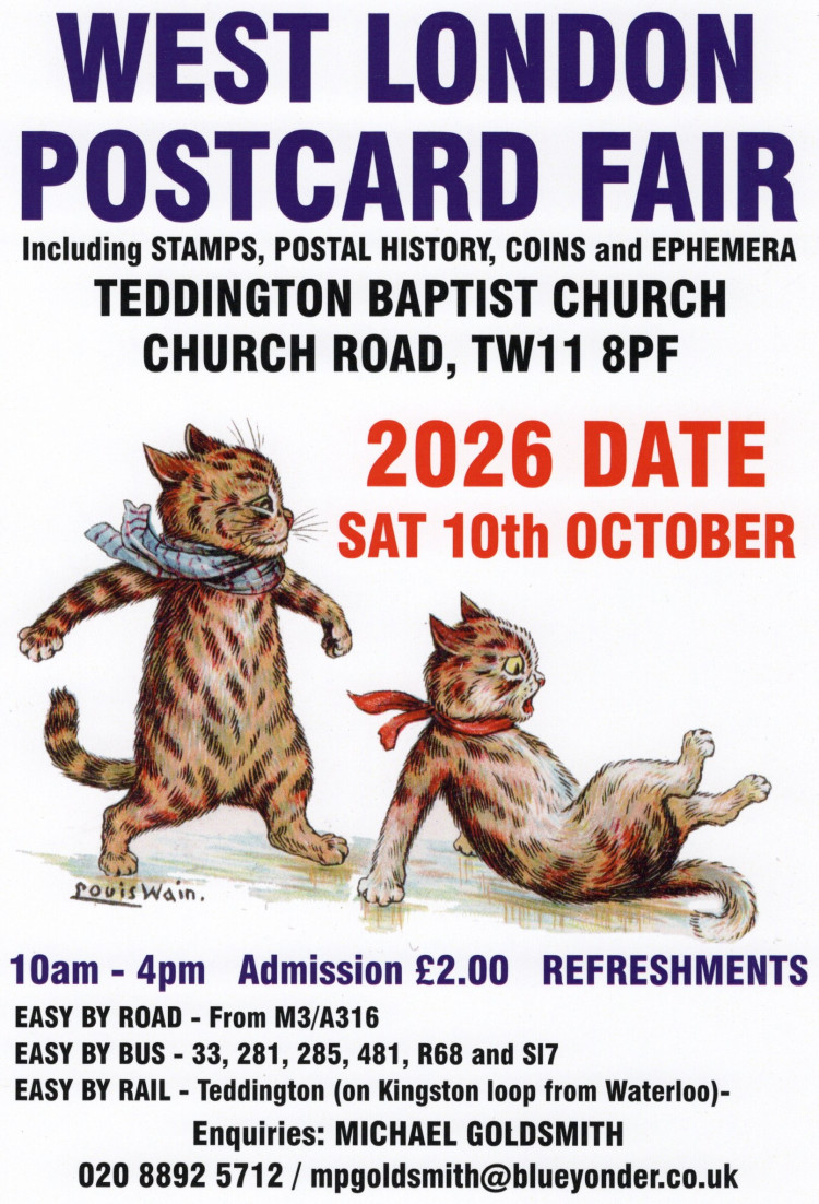 TEDDINGTON POSTCARD FAIR