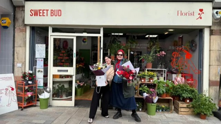 Sweet Bud, an independent florist in Stockport's Merseyway Centre, celebrated its first birthday on Sunday 27 September (Image supplied)