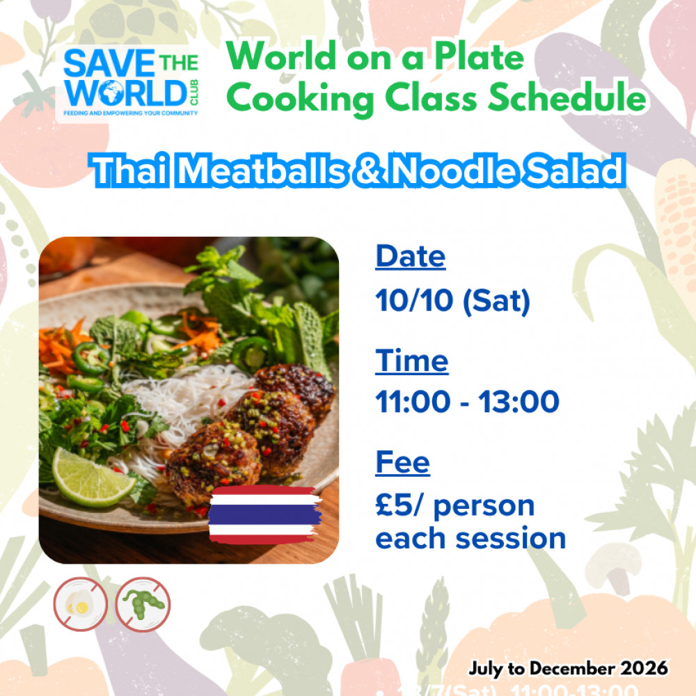 World on a Plate - Thai Meatballs & Noodle Salad
