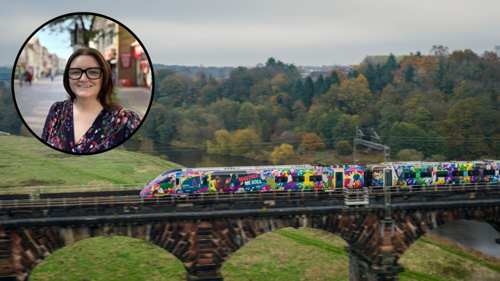 'For Stafford, this is a huge opportunity' says Leigh Ingham, MP for Stafford, Eccleshall, and the villages (images via Leigh Ingham and Avanti West Coast)