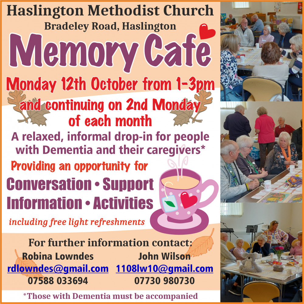 Haslington Methodist Church Memory Café