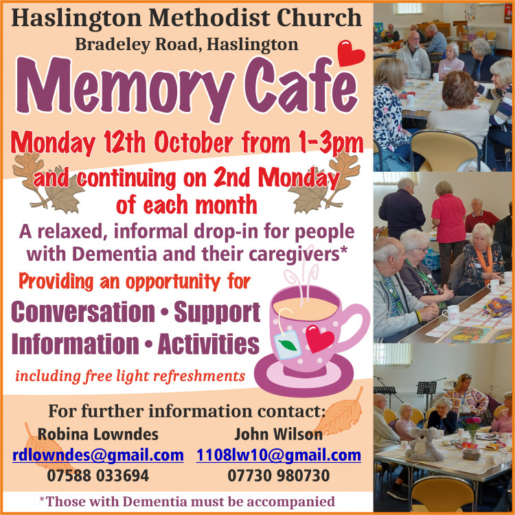 Haslington Methodist Church Memory Café