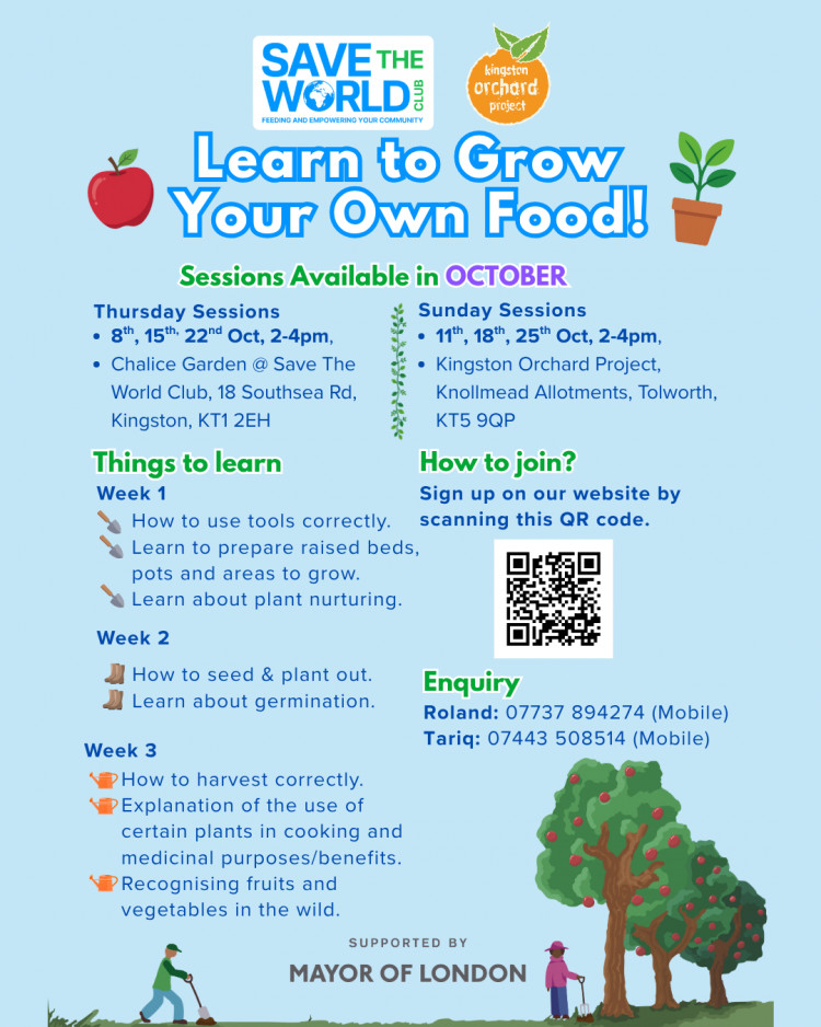 Learn to grow your own food (Kingston Orchard Project) Week 1