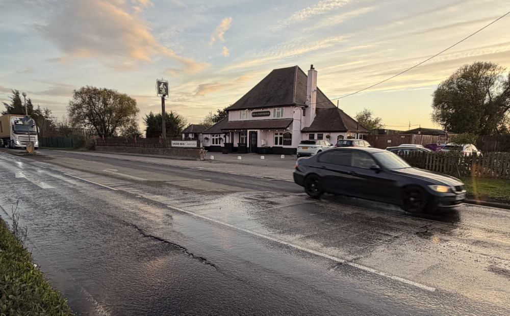The A13 leak has seen copious amounts of water lost. 