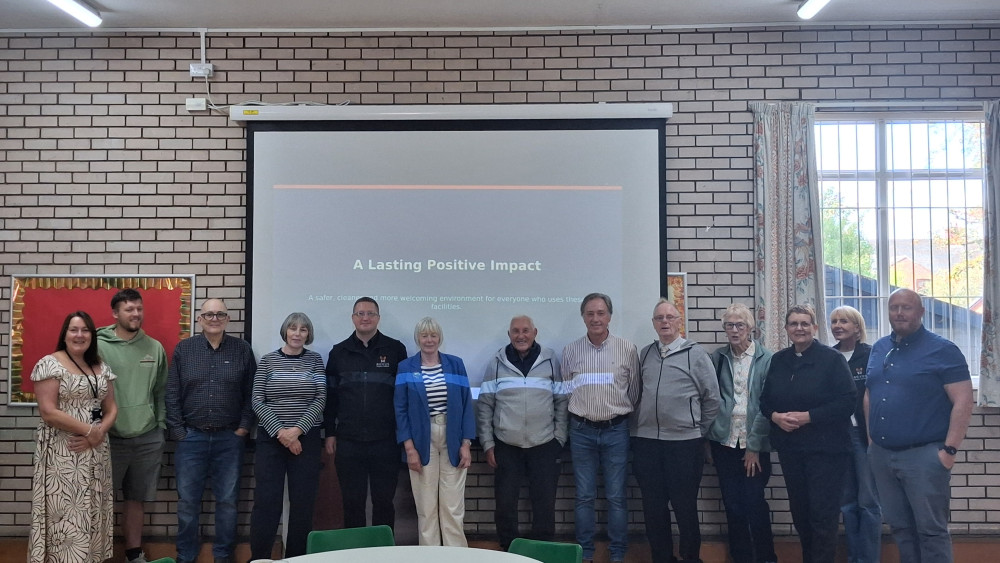 The work was unveiled to local residents and ward councillors at an open morning (image via Stoke-on-Trent City Council)