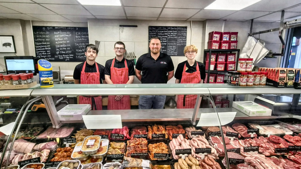 Stuart Palin, 34, marks a decade of Stuart Palin Quality Butchers, West Street, on Saturday 3 October (Photo: Ryan Parker).