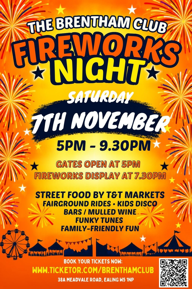 The Brentham Club Fireworks Night