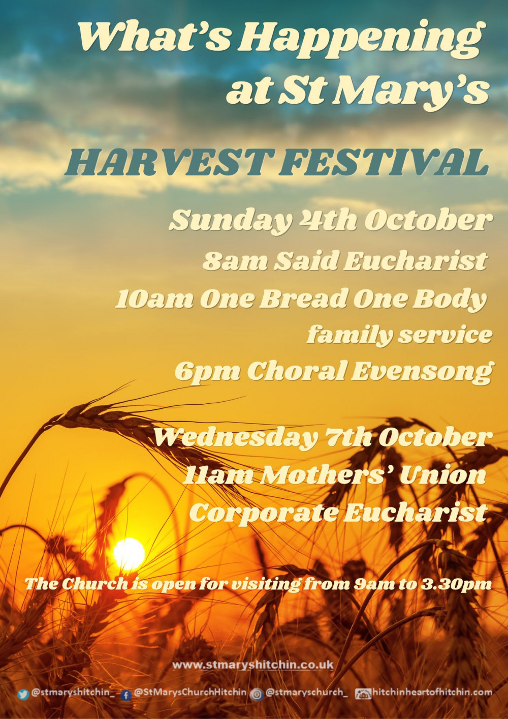 What's on at St Mary's