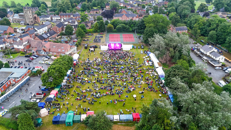 Audlem's Party on the Park returns to the village on Saturday 26 June, 2027 (Photo: Jonathan White).