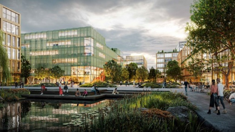 The site is located near to the NEC campus, Birmingham Airport and Birmingham International railway station (Image via LDRS)