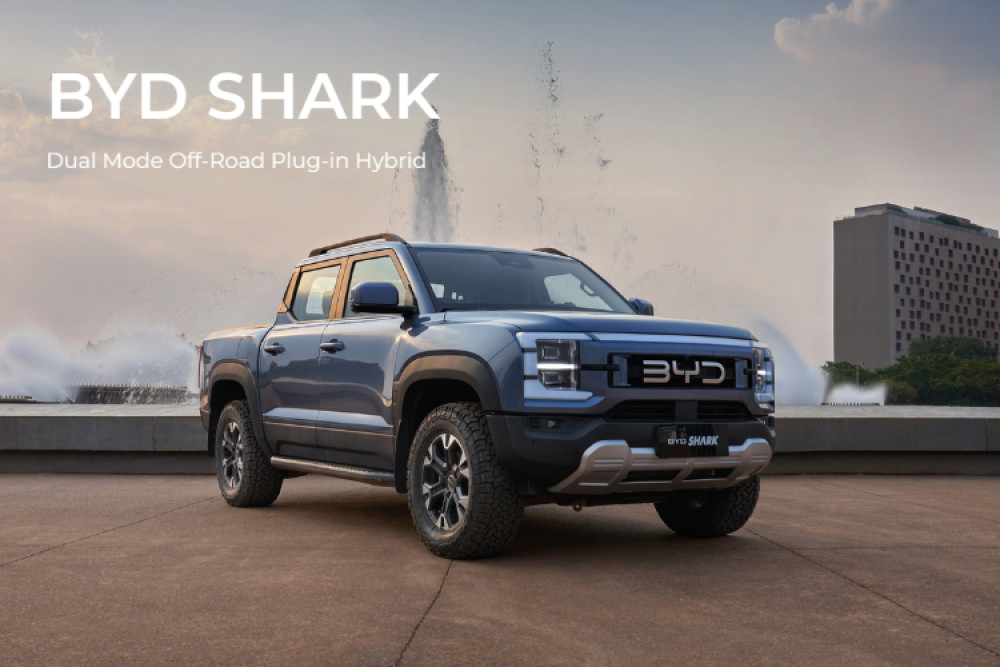 The BYD SHARK DMO is landing in the UK this year (Image: Swansway)