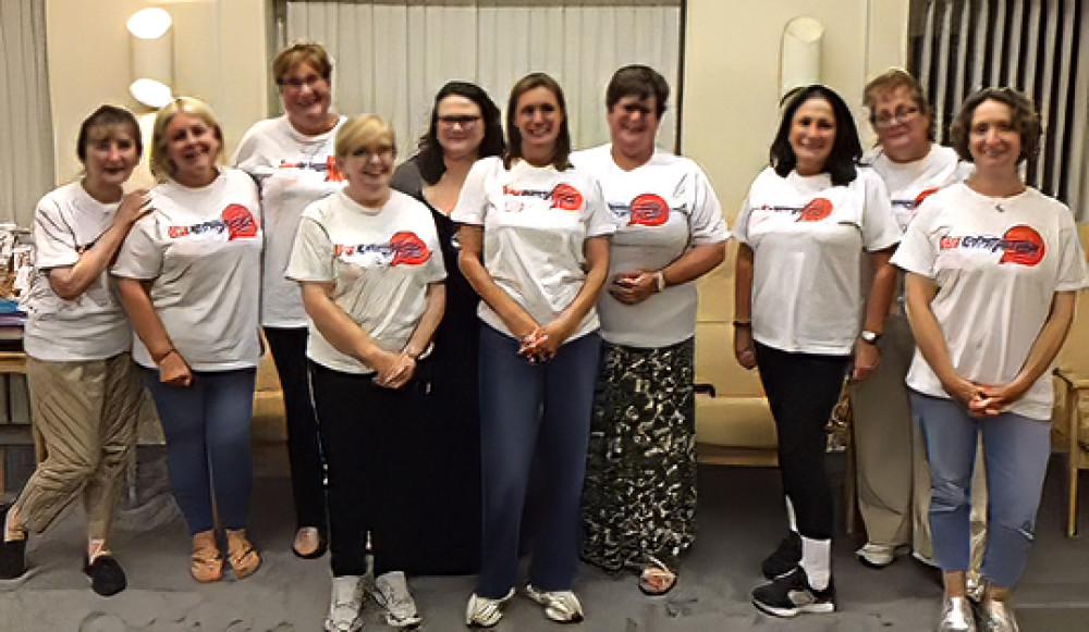 Co-ordinating happiness - Thurrrock Re-engage's team leaders. 