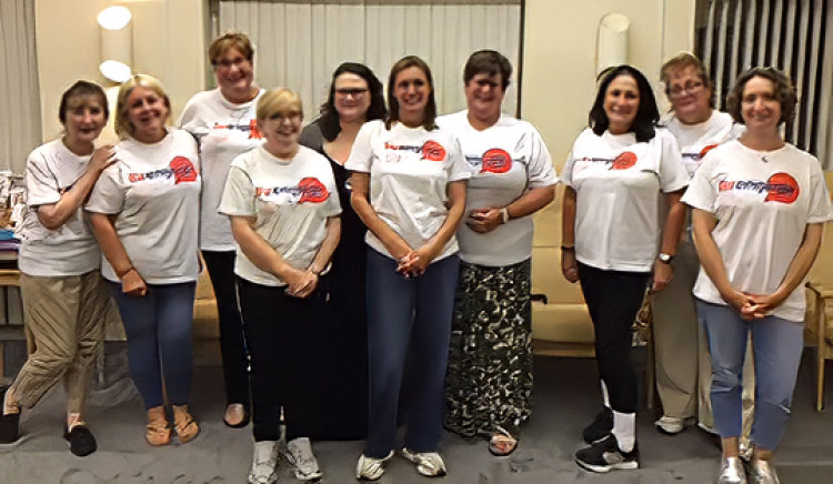 Co-ordinating happiness - Thurrrock Re-engage's team leaders. 